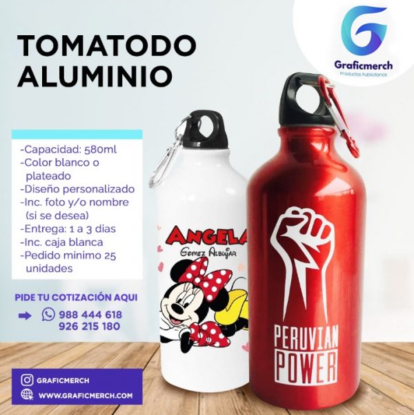 Tomatodos de Aluminio Sublimado - Imagen 2