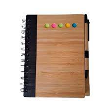 Libreta Bambu Con Lapicero