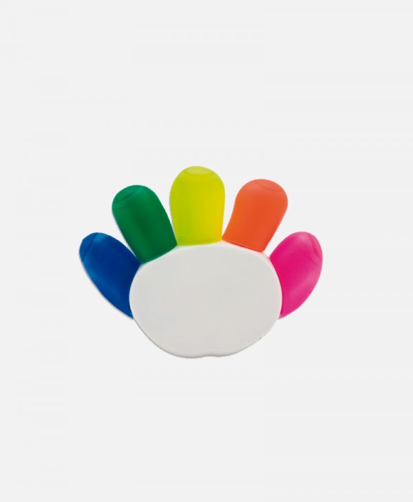 Resaltador  Manito de 5 colores - Imagen 2
