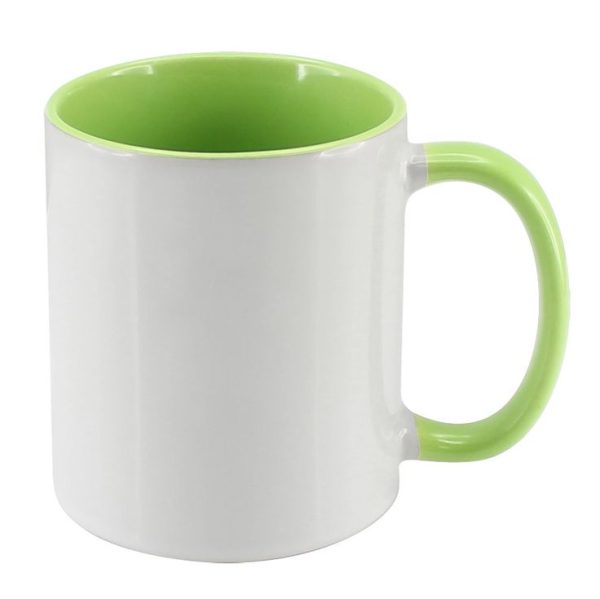 Tazas Blanca con Asa de color - Imagen 4